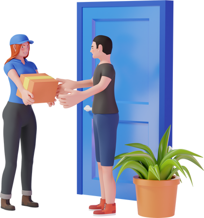 3D Door to Door Delivery