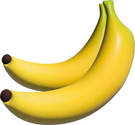 3D Banana Fruit