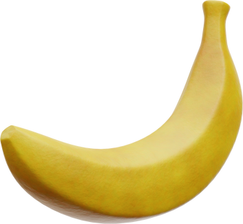 3D Banana Fruit