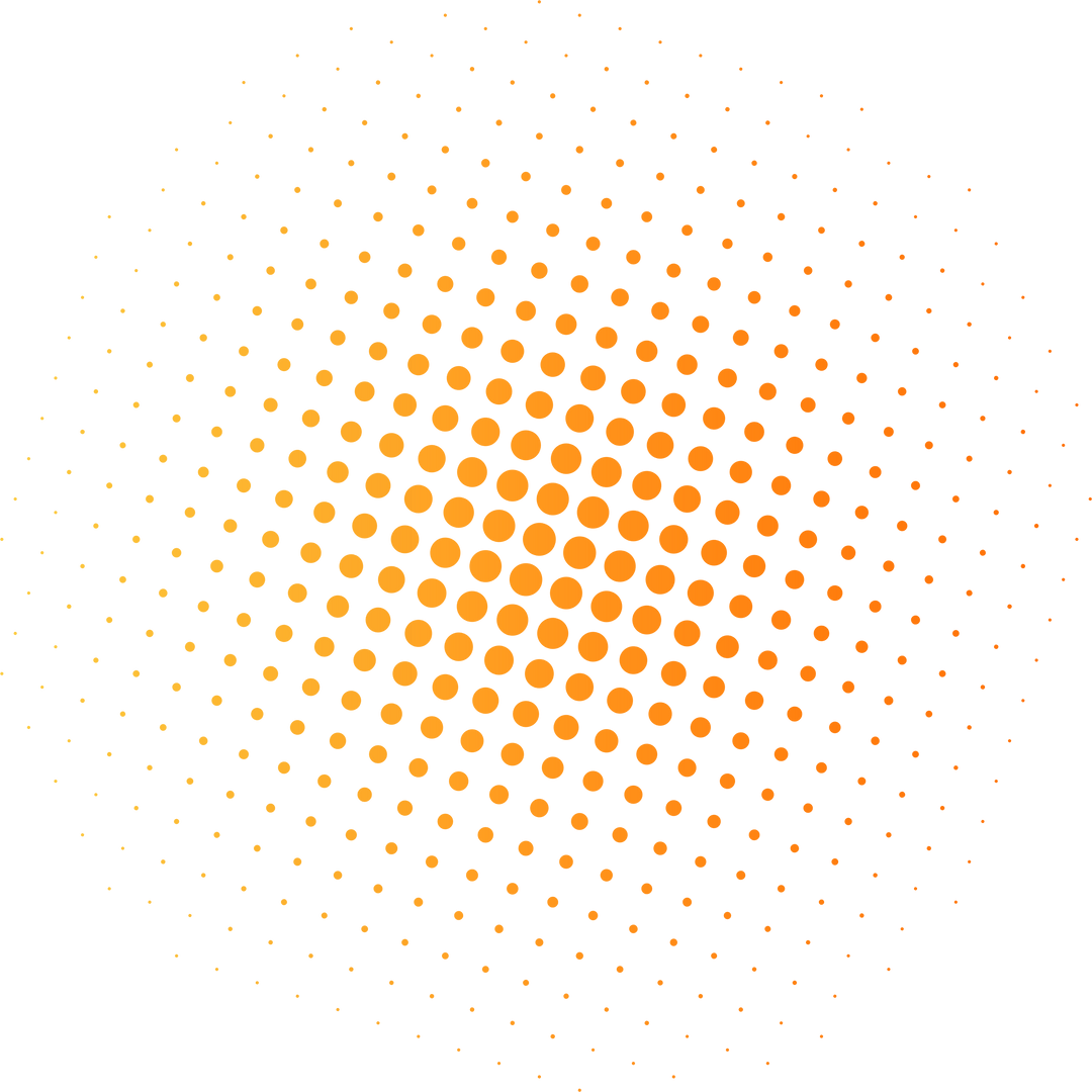 dot orange yellow circle