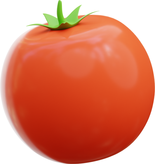 3D Tomato Fruit Vegetable